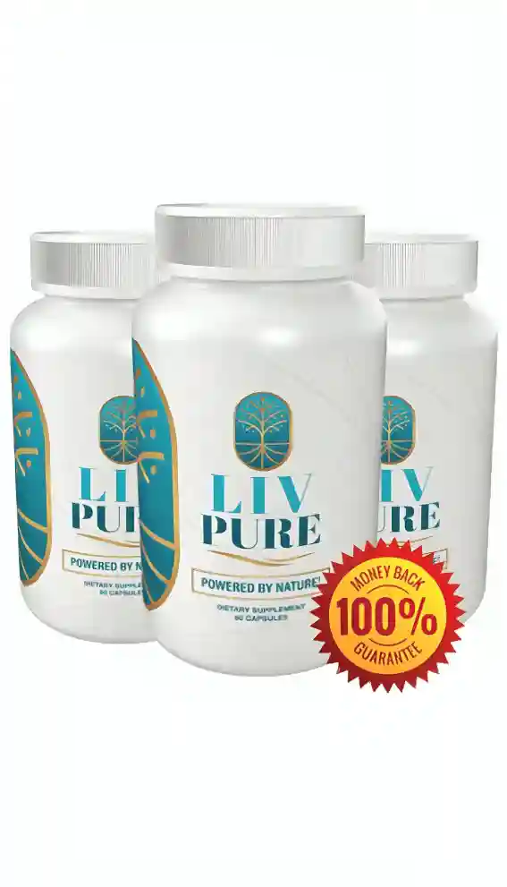 LivPure supplement bottles for liver support metabolism support and daily wellness